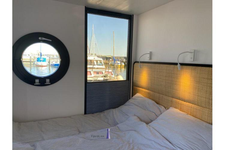 Hausboot Fjord Ankerplatz Mit Biosauna In Schleswig Ngoại thất bức ảnh